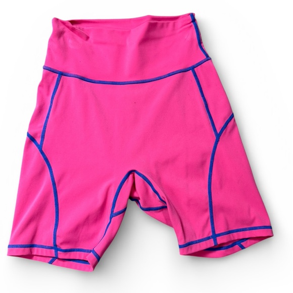 BuffBunny Hot Pink Miami Vice Wave Shorts - Picture 3 of 7